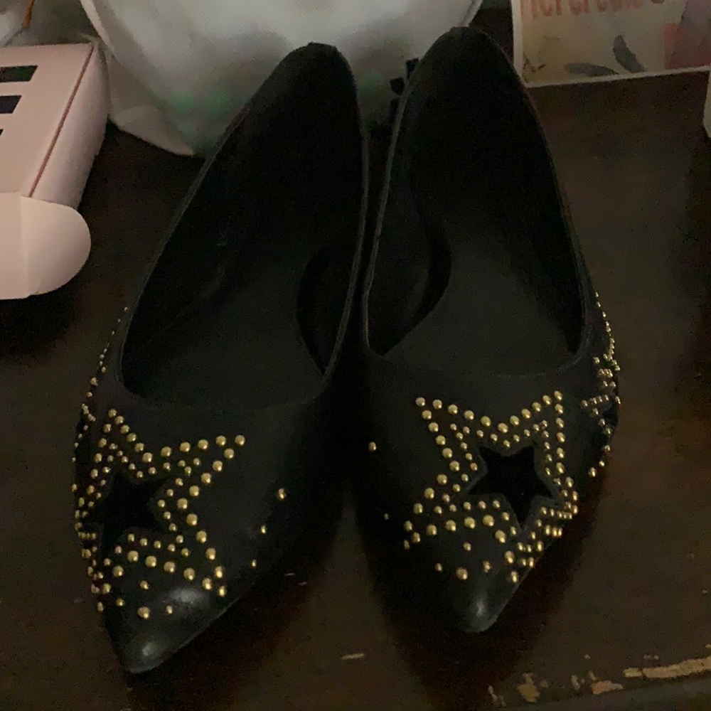 Michael Kors studded star flats